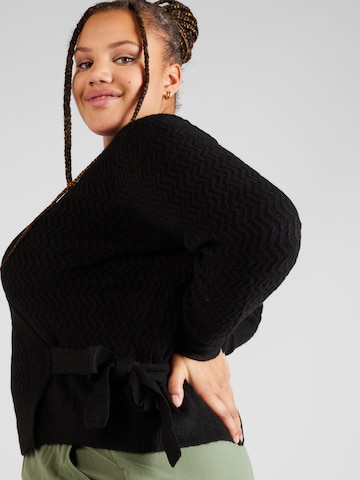 ABOUT YOU Curvy Sweater 'Astrid ' in Black