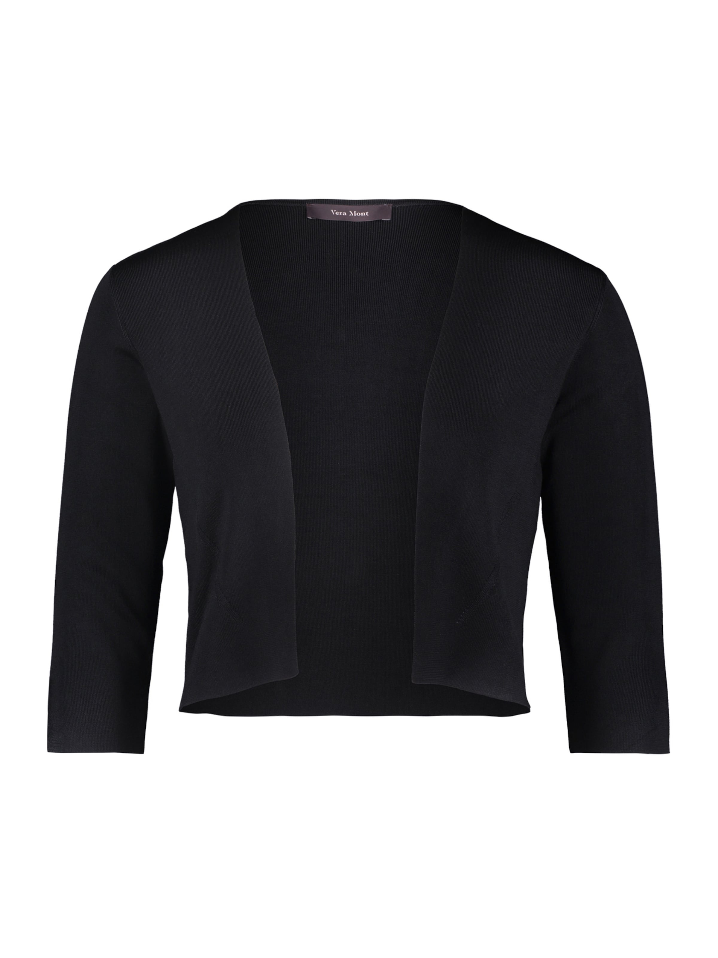 Vera Mont Knit cardigan in Black: front