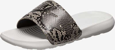 Nike Sportswear Pantolette 'Victori One' in beige / schwarz, Produktansicht