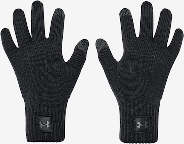 UNDER ARMOUR Athletic Gloves in Black: front