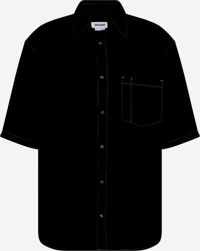 WEEKDAY Camisa 'Griffith' em preto, Vista do produto