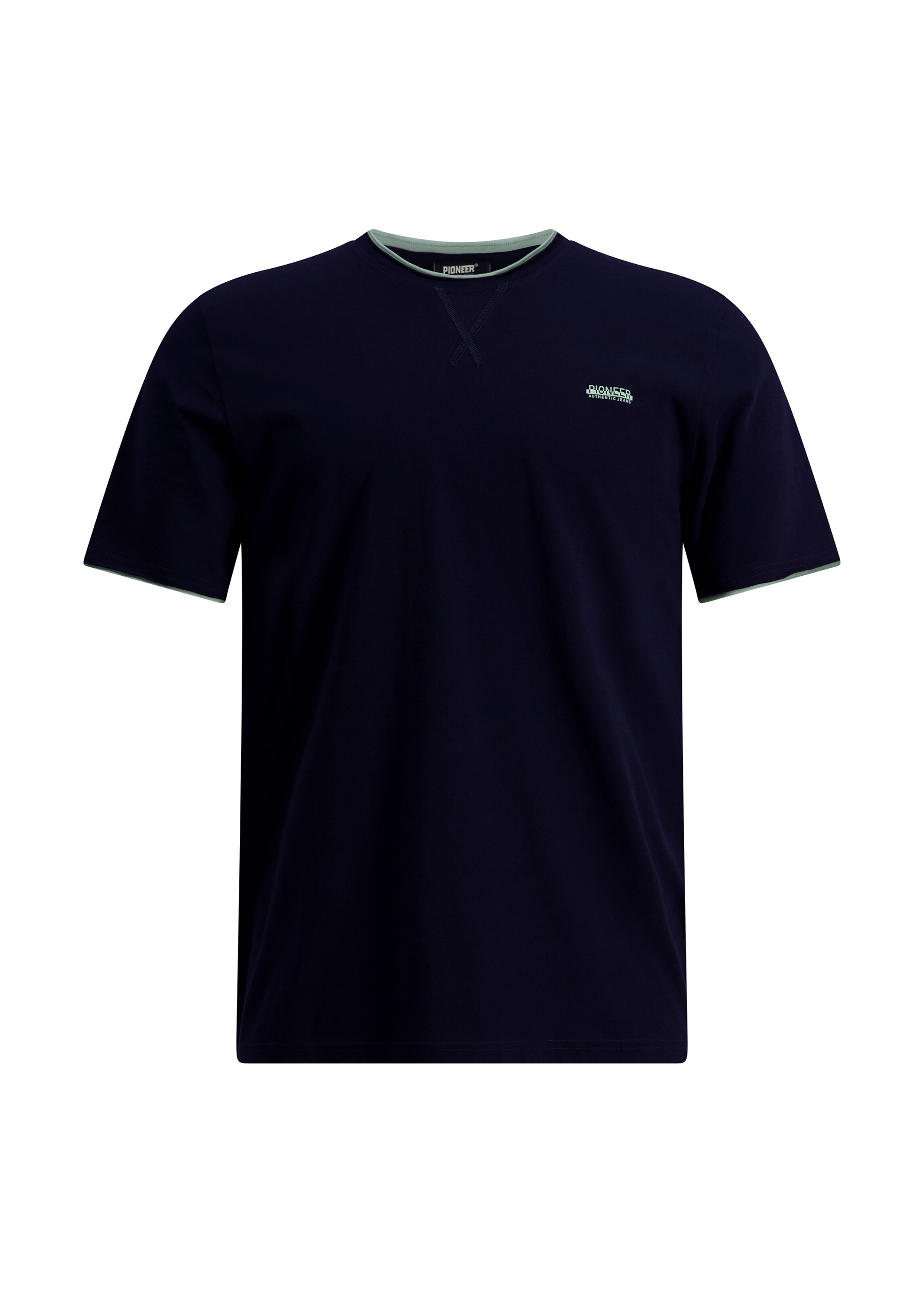 Pioneer Authentic Jeans Shirt in Blue: front