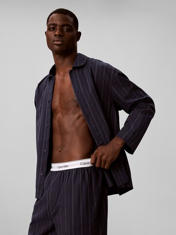 Calvin Klein Pyjama in Blau