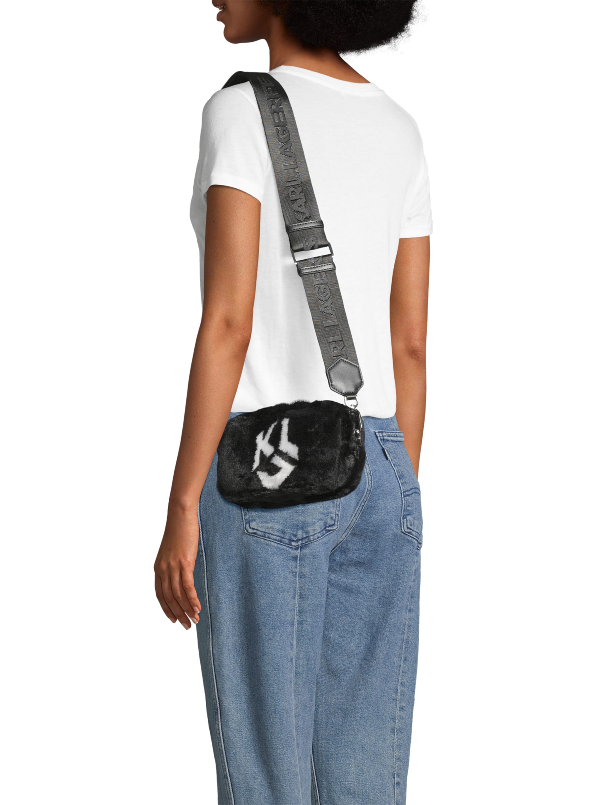 KARL LAGERFELD JEANS Olkalaukku värissä musta