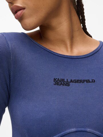 KARL LAGERFELD JEANS Κορμάκι-μπλουζάκι σε μπλε