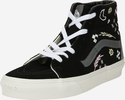 VANS Baskets hautes 'UA SK8-Hi' en jaune / rose / noir / blanc, Vue avec produit