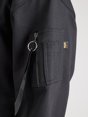 ALPHA INDUSTRIES Bluzka sportowa 'DTM' w kolorze czarny