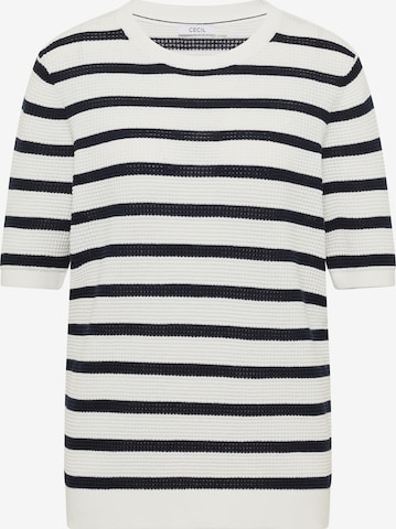 CECIL Pullover in Weiß: Vorderseite