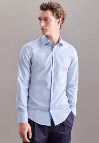 SEIDENSTICKER Slim Fit Hemd in Blau: predná strana