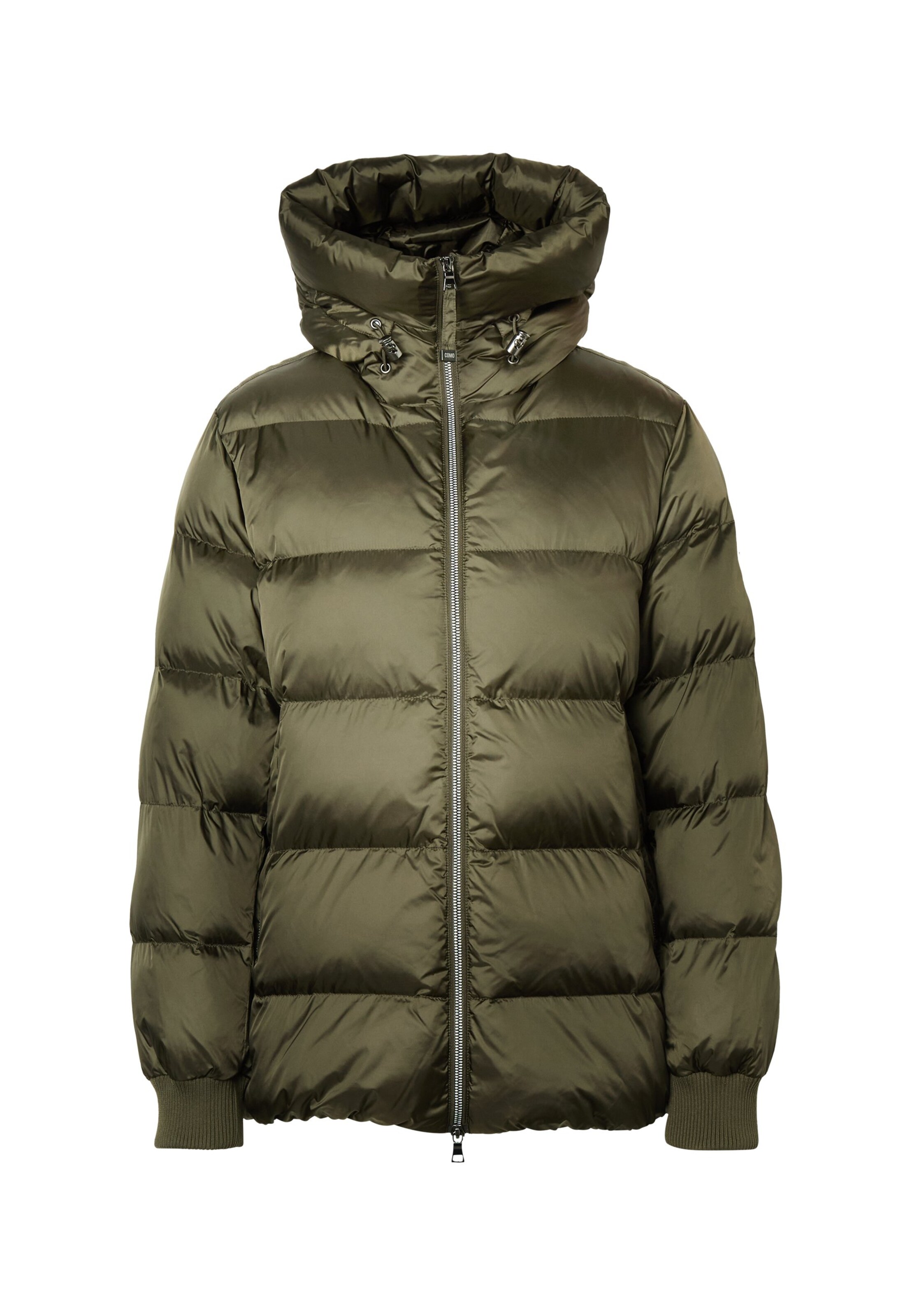 No. 1 Como - Chaqueta de invierno 'Carrara' en verde: frente