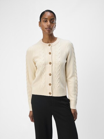 Cardigan 'OBJDoris' OBJECT en beige