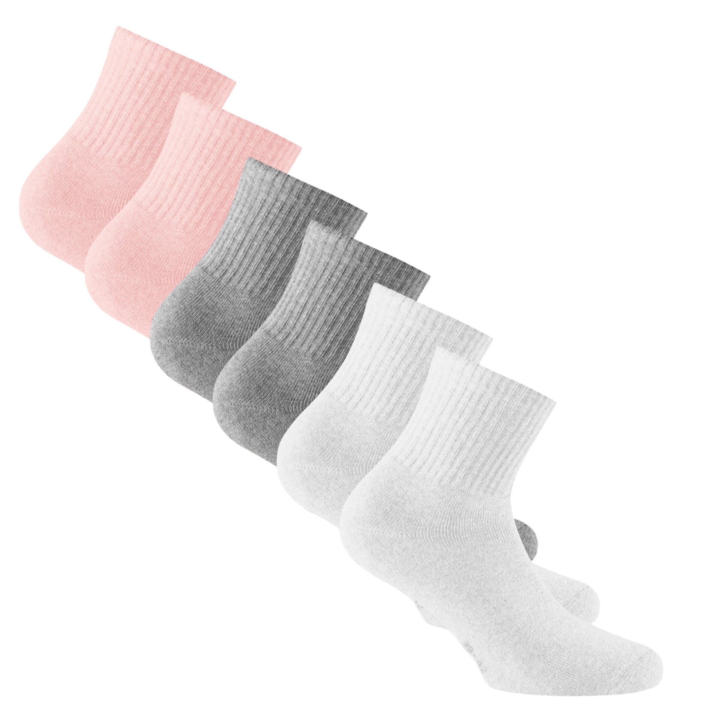Rohner Basic Socks in Grey: front