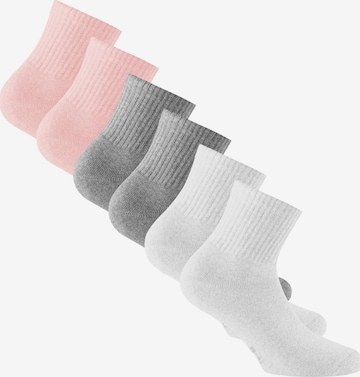 Rohner Basic Socken in Grau: Vorderseite