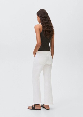 MANGO TEEN Flared Jeans in Weiß