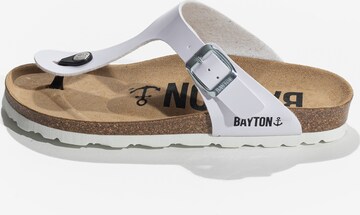 Bayton Teenslipper 'MERCURE' in Wit: voorkant