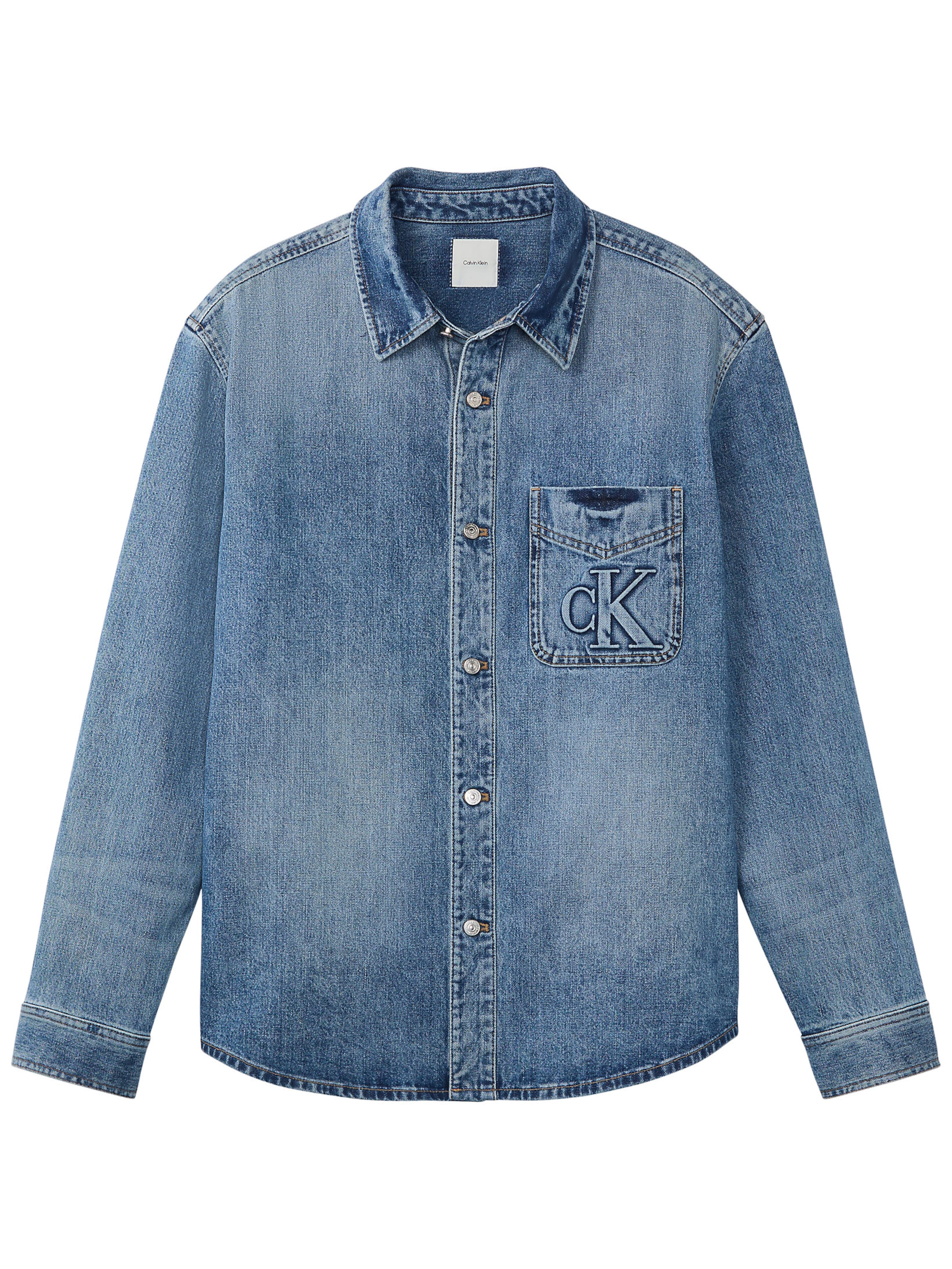 Calvin Klein Jeans Veste mi-saison en XXS en bleu denim, Vue avec produit