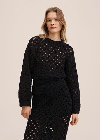 Pull-over 'Monte' MANGO en noir : devant