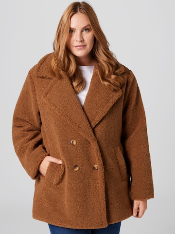 Guido Maria Kretschmer Curvy Between-Season Jacket 'Sena' in Brown: front