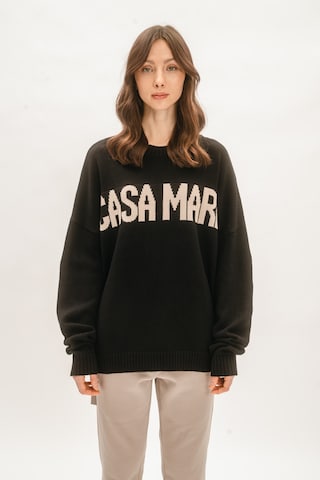 Casa Mara - Pullover 'DIFUSO' em preto: frente