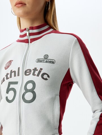 Koton Sweatjacke in Weiß