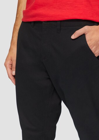 Coupe slim Pantalon chino s.Oliver en noir
