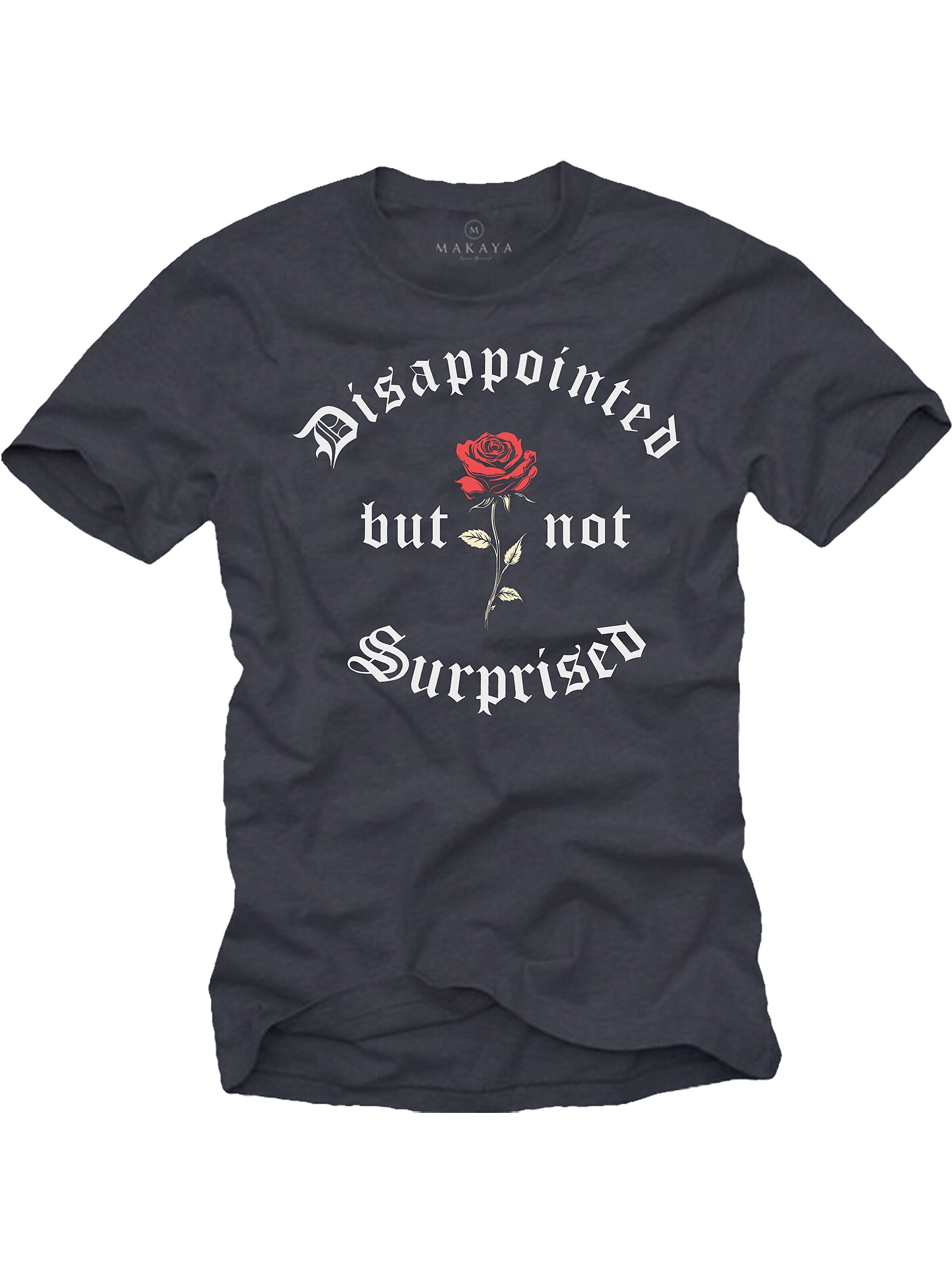 MAKAYA Shirt 'Disappointed' in Grey