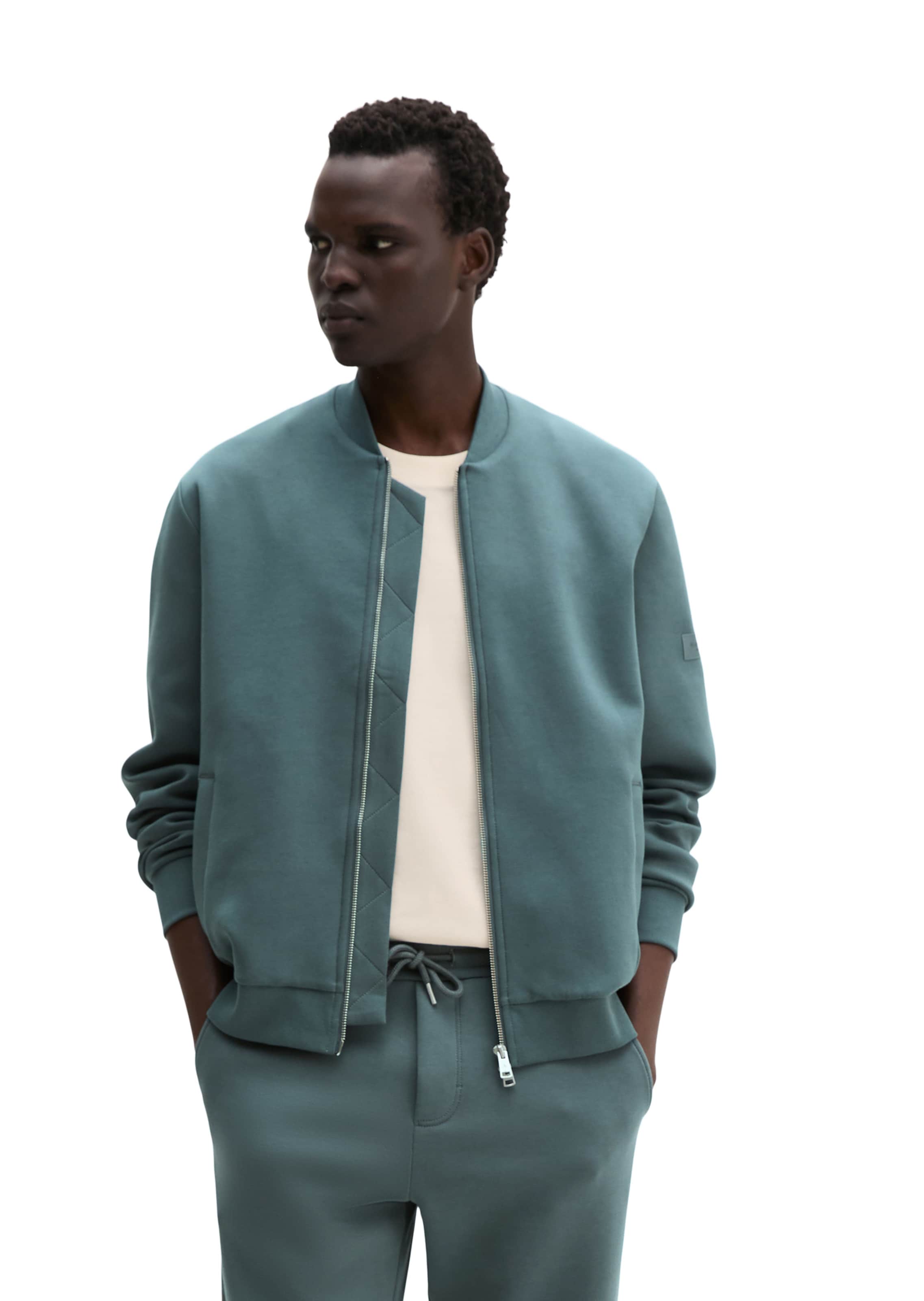 Marc O'Polo Sweatjacke in Blau: Vorderseite