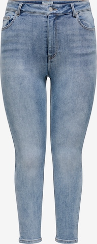 ONLY Carmakoma Skinny Jeansy 'CARMILA' w kolorze niebieski: przód
