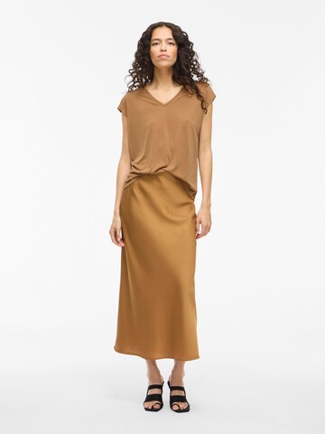 VILA Shirt in Brown