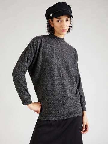 Pull-over 'Sa44lo' Hailys en noir : devant