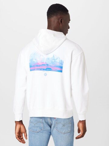 Coupe regular Sweat-shirt 'Relaxed Graphic Hoodie' LEVI'S ® en blanc