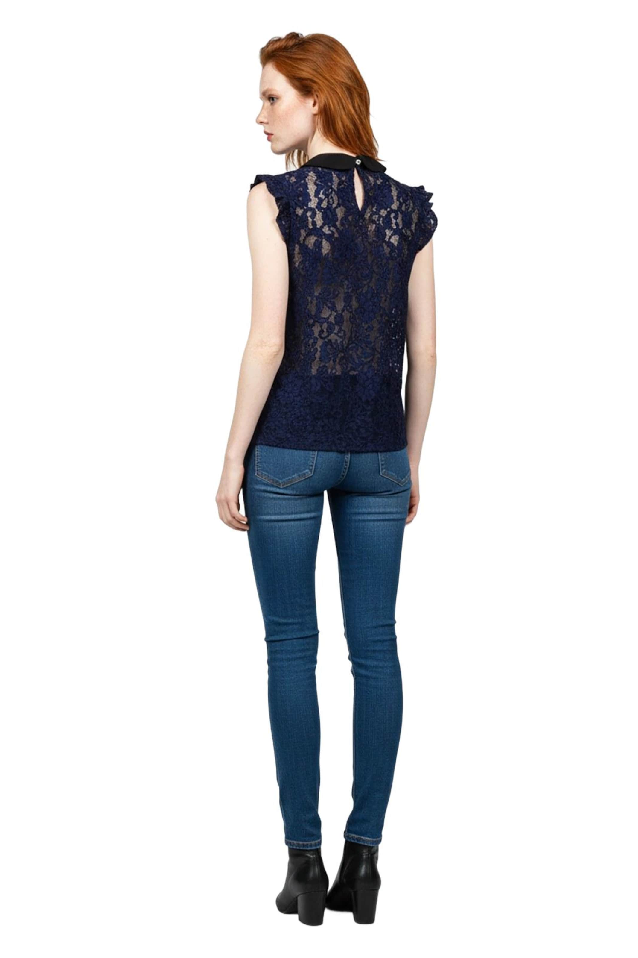 Alexa Dash Bluse in Blau