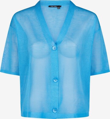 MARC AUREL Knit Cardigan in Blue: front