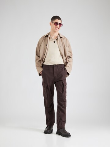 Regular Pantalon cargo G-STAR en marron