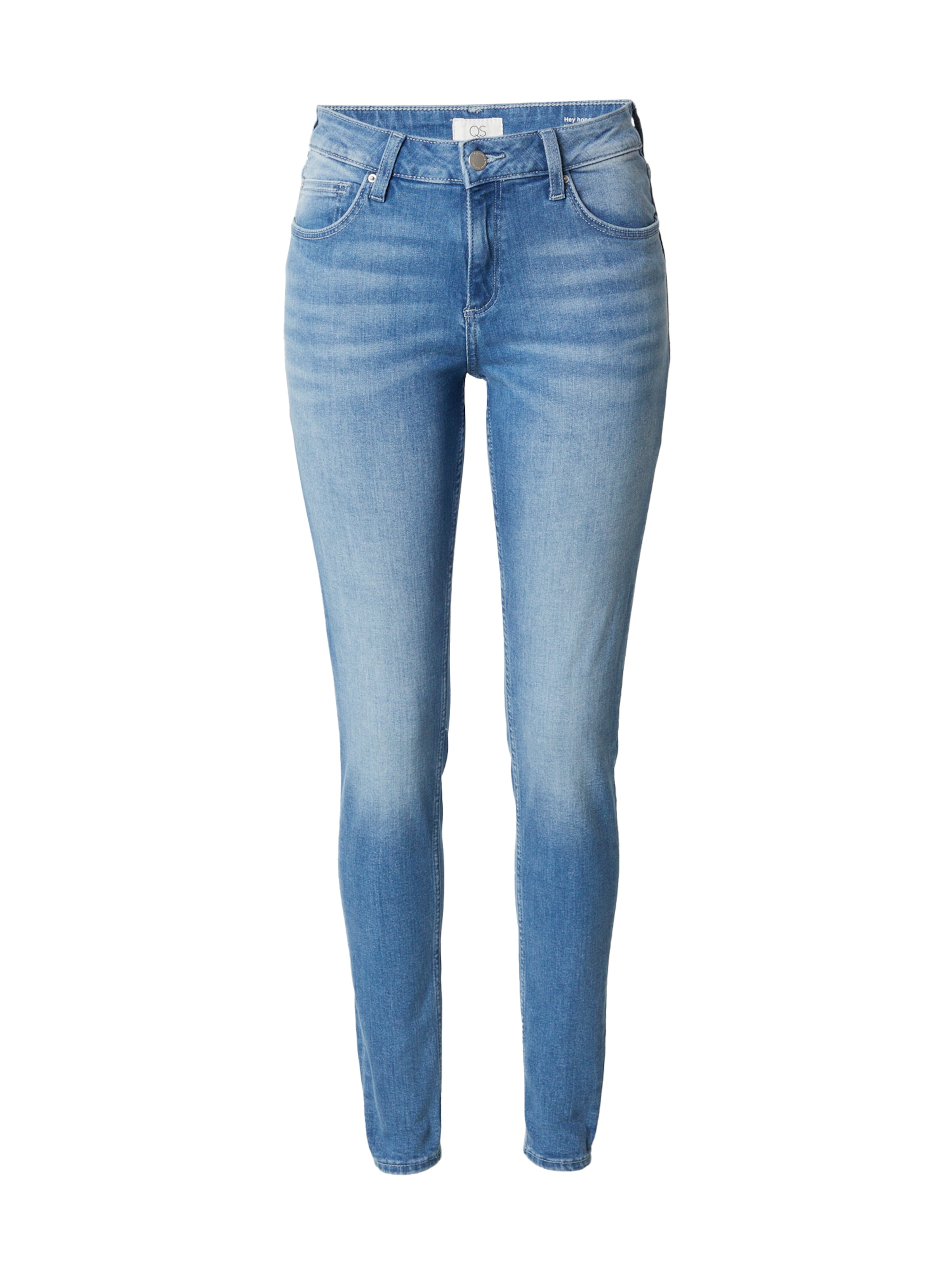 QS Skinny Jeans 'Sadie' in Blau: Vorderseite