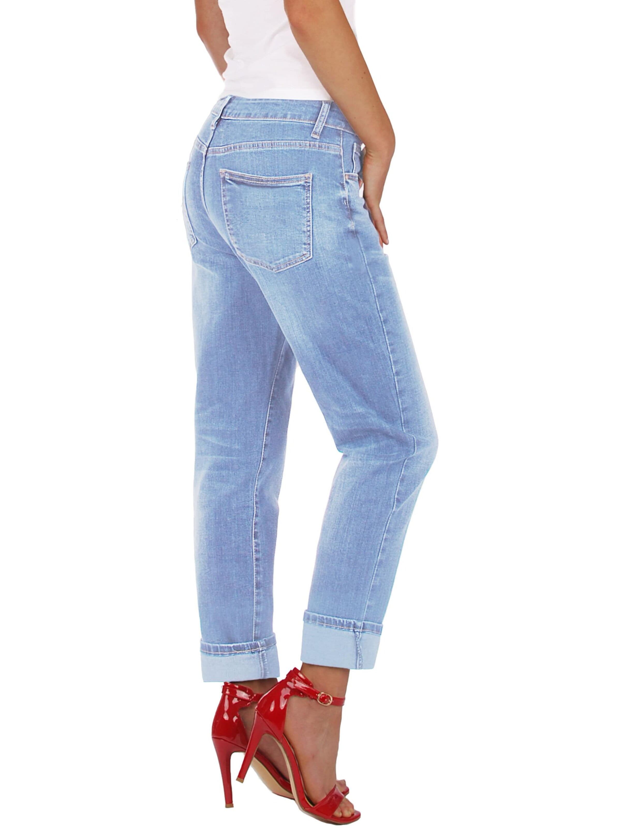 Fraternel Loosefit Jeans 'Fraternel Damen Boyfriendjeans H085'‌‌‌‌‌‌ in Blau