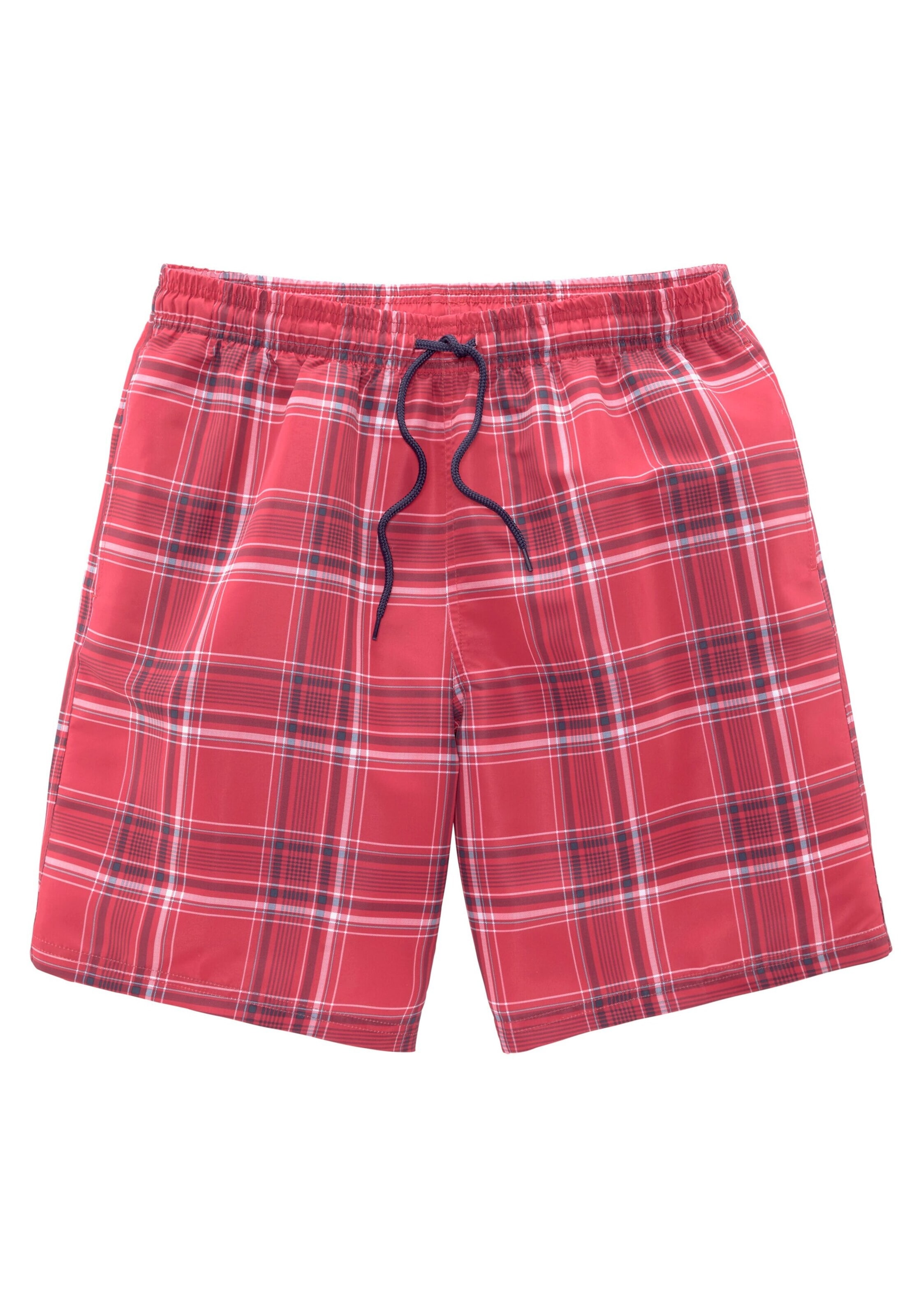 H.I.S Board Shorts in Red: front