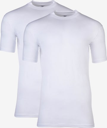 T-Shirt HOM en blanc : devant