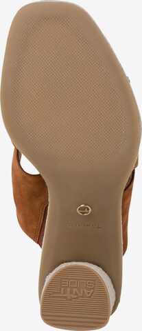 TAMARIS Mules in Brown