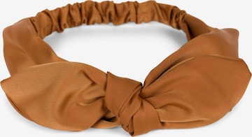styleBREAKER Hair jewelry 'Einfarbiges Haarband mit Schleife' in Brown: front