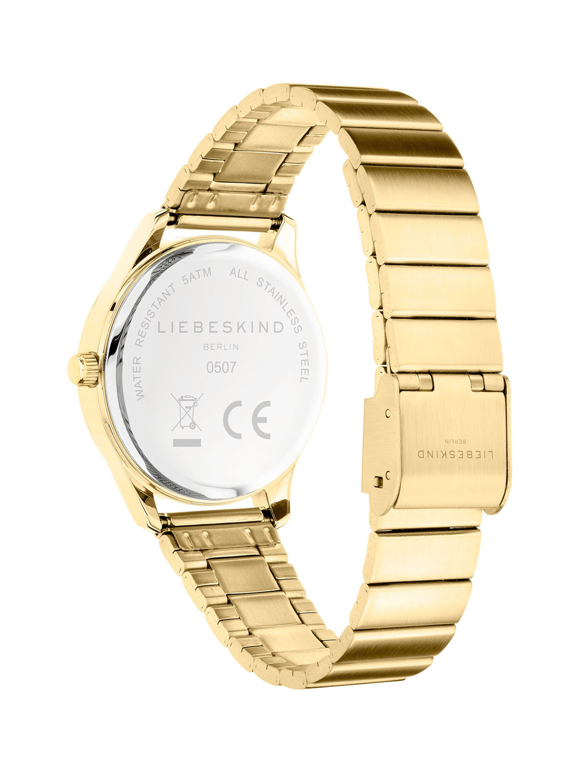 Montre à affichage analogique Liebeskind Berlin en or