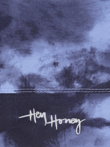 Hey Honey - Soutien Bustier Soutien de desporto em azul