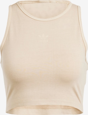 ADIDAS ORIGINALS - Top em bege: frente