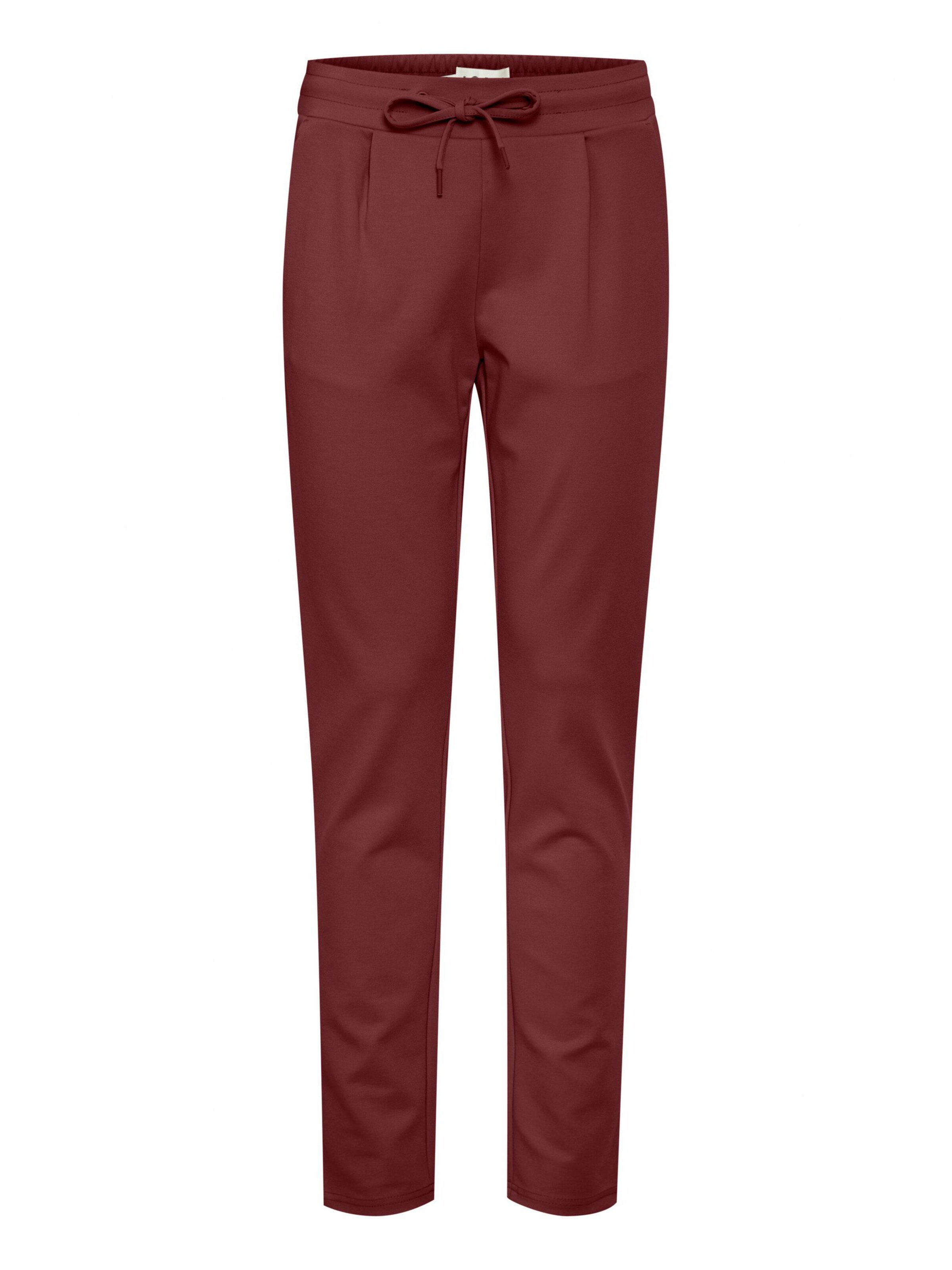 ICHI Tapered Hose 'IHKate' in Rot: Vorderseite