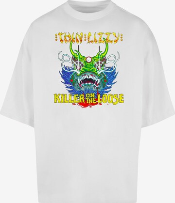 Merchcode T-Shirt 'Thin Lizzy - Killer Cover' in Weiß: predná strana