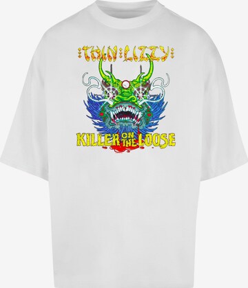 Merchcode Shirt 'Thin Lizzy - Killer Cover' in White: front