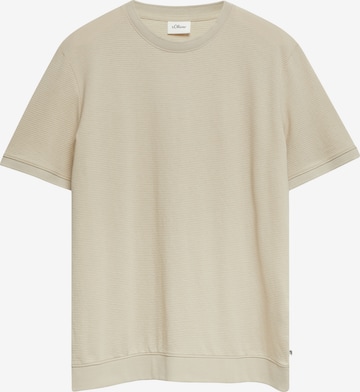 s.Oliver T-Shirt in Beige: Vorderseite