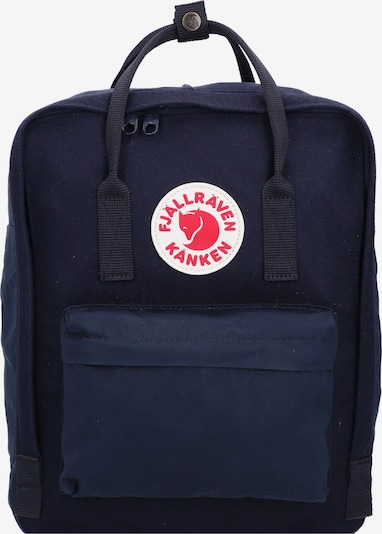 Fjällräven Rucksack 'Kånken' in navy / rot / weiß, Produktansicht