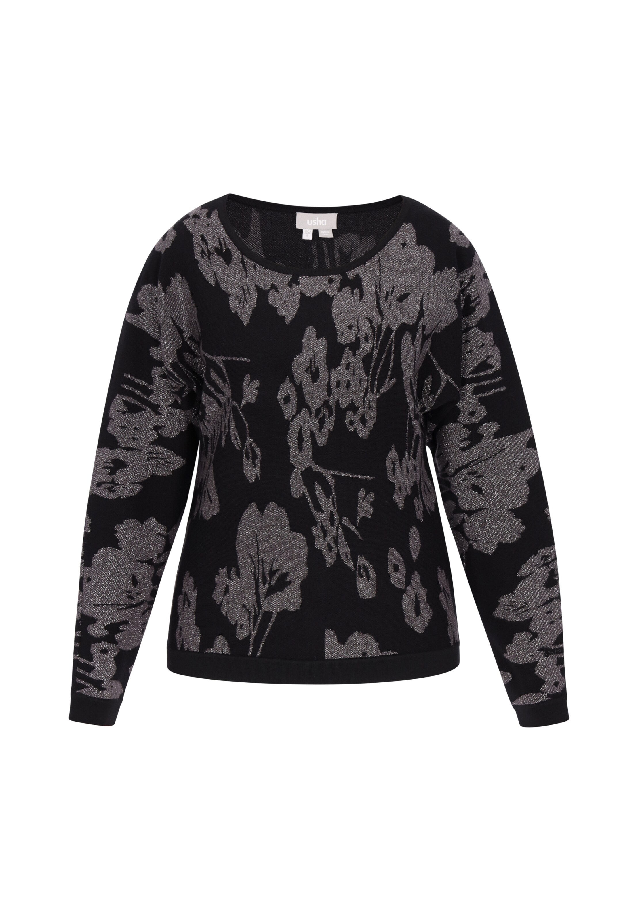 Usha Pullover in Schwarz: Vorderseite