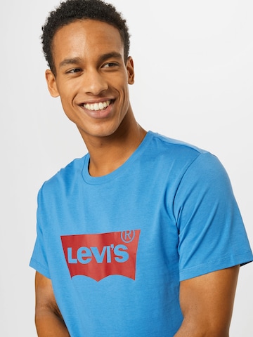 LEVI'S ® Regular T-shirt 'Housemark Graphic Tee' i blå